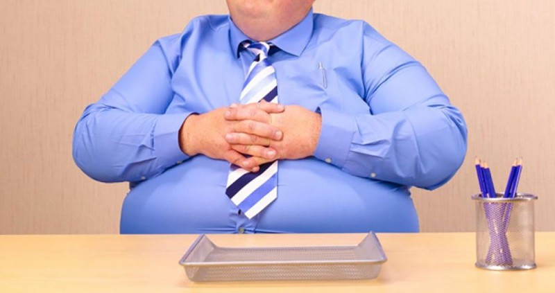 Sitting a long time and being overweight