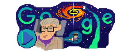 تغییر لوگوی گوگل به مناسبت زادروز استیون هاوکینگ 