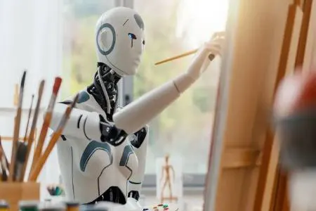 رباتی که از یکی از نقاشان بزرگ جهان تقلید می کند
