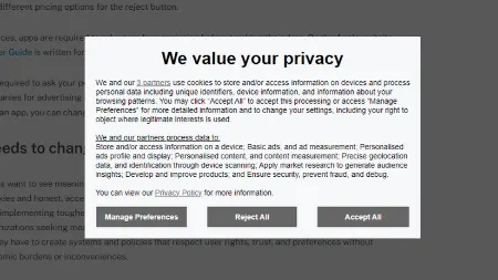 کوکی چیست, بلاک کردن کوکی