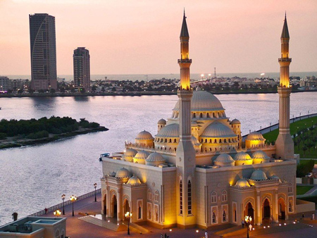 آشنایی با مسجد النور زیباترین مسجد امارات
