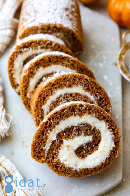 چگونه بهترین رول کدو حلوایی را درست کنیم؟