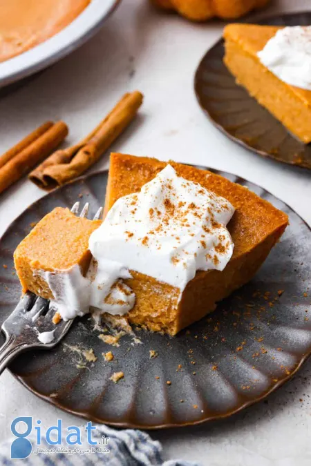 روش درست کردن پای کدوحلوایی بدون خمیر