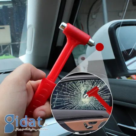 چکش اضطراری؛ ابزاری کوچک که جان شما را نجات خواهد داد!