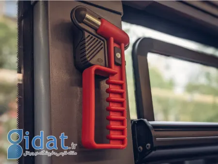 چکش اضطراری, چکش اضطراری اتوبوس