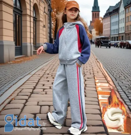 انواع ست لباس اسپرت دخترانه برای پاییز