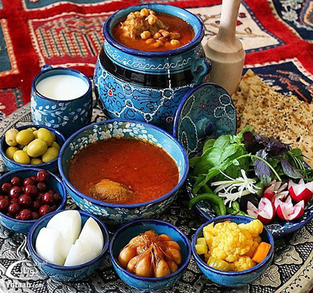 انواع غذاهای سنتی کرمان