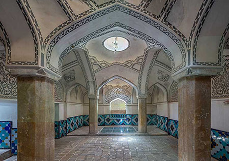 حمام شاه مشهد, قسمت های مختلف حمام مهدی قلی, بزرگترین حمام