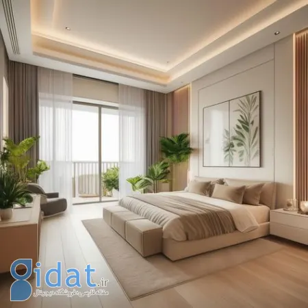دکوراسیون و چیدمان اتاق خواب مینیمال