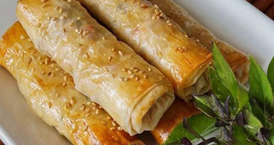 طرز تهیه بورک اسفناج