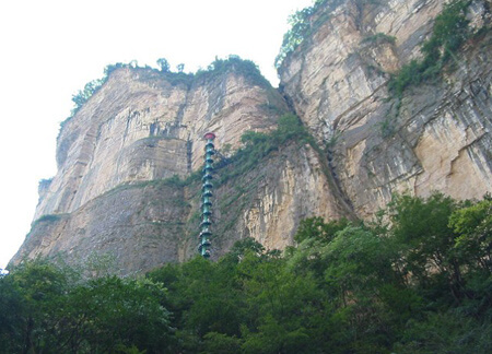 پلکان مارپیچ کوه تایهانگ چین