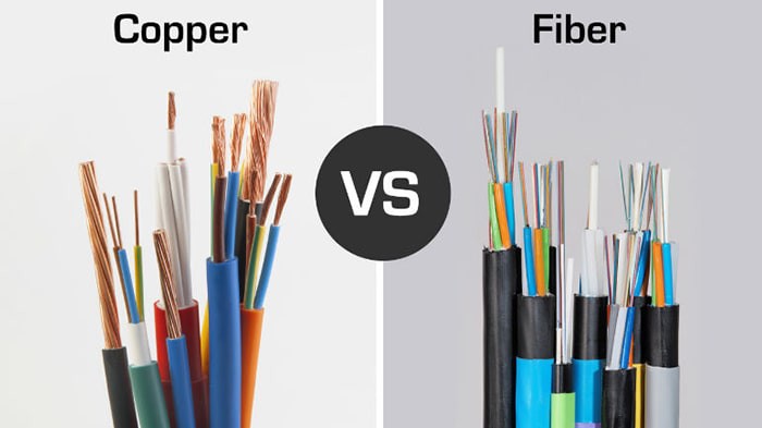 انتخاب بهینه بین کابل‌های فیبر نوری و مسی برای شبکه‌های ارتباطی