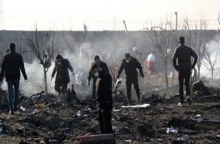 جزییات از هواپیمای سقوط کرده اوکراینی در تهران فیلم
