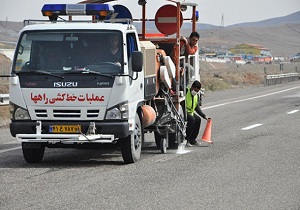 خط کشی ۹۵۰ کیلومتر از محور های مواصلاتی شهرستان اردبیل