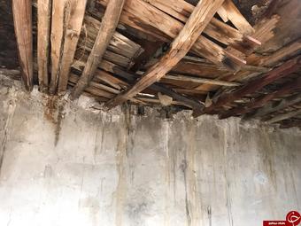 تصاویری از آبگرفتگی منازل در کنگان به علت بارش سیل آسای باران