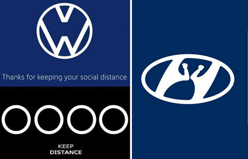 اقدام برند های خودرویی مشهور جهانی برای رعایت فاصله اجتماعی تصاویر