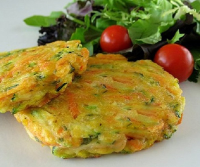 پنکیک سبزیجات یک شام سبک و فوق العاده طرز تهیه