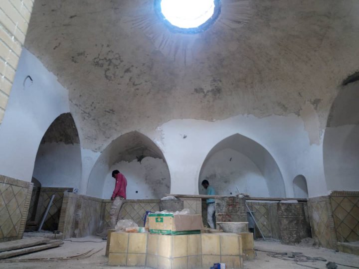 حمام تاریخی که رستوران می شود