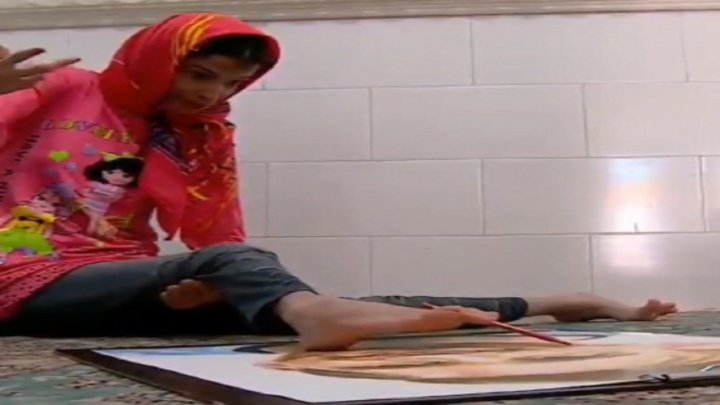 هنرنمایی بانوی توانیاب در آران و بیدگل فیلم