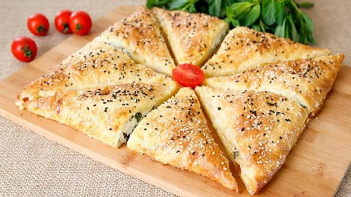 بورک سبزیجات یک غذای فوری و خوشمزه ترکیه ای طرز تهیه