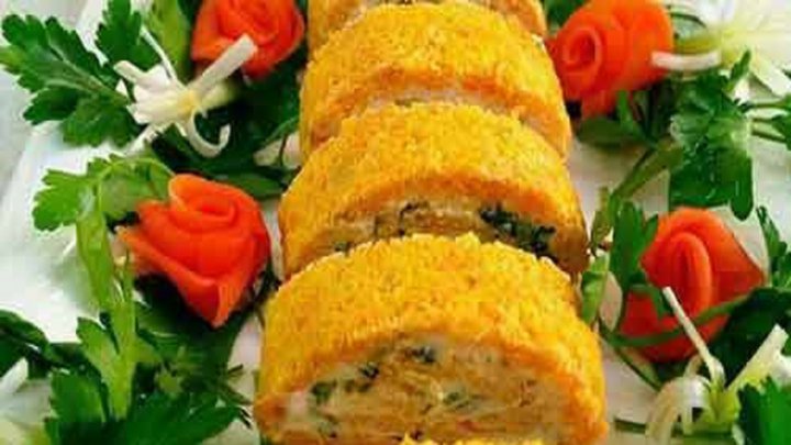 طرز تهیه رول هویج یک پیش غذای جدید و خوشمزه