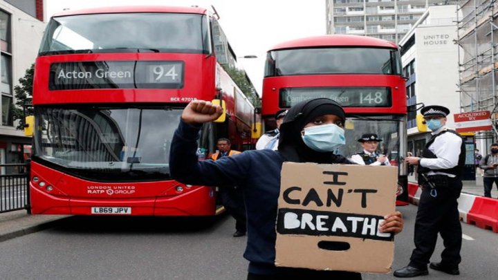 برگزاری تظاهرات علیه نژادپرستی در لندن تصاویر