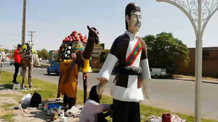 بازسازی المان های ورودی شهر در کاشمر فیلم