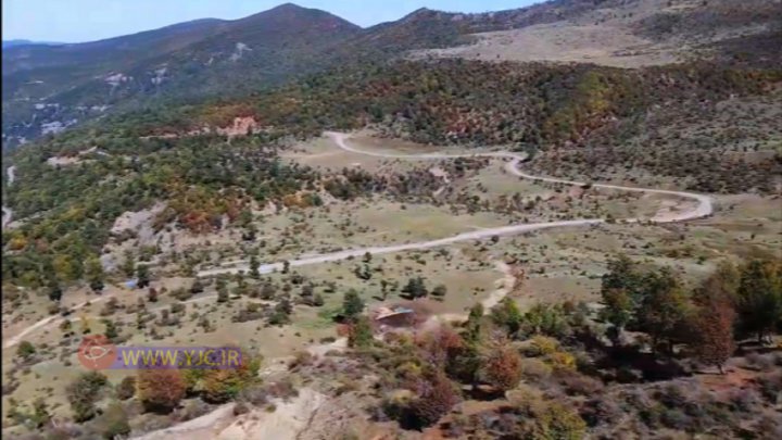 فیلم هوایی از ارتفاعات چشم نواز «النگ» در رامیان فیلم