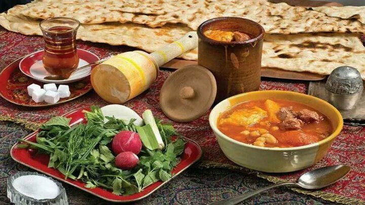 طرز تهیه و فوت و فن آبگوشت به و بادمجان قمی خوشمزه و لذیذ