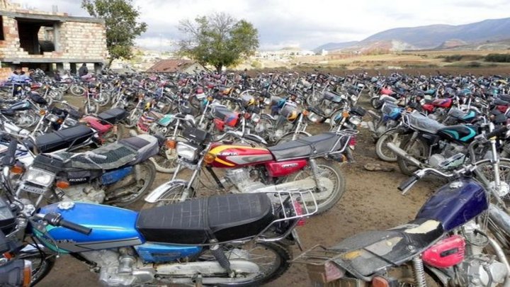 ترخیص ۱۲۵۰ دستگاه موتورسیکلت رسوبی از پارکینگ های ایلام