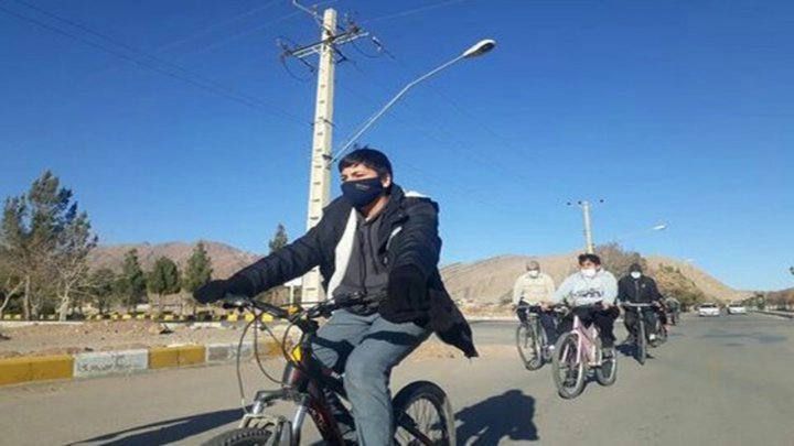 برگزاری همایش دوچرخه سورای در کوهبنان