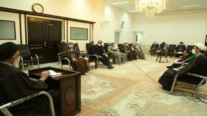 دیدار اعضای شورای زکات کشور با آیت الله سعیدی