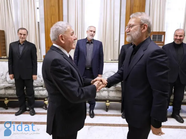 تصاویری از دیدار مهم لاریجانی با رئیس جمهور عراق