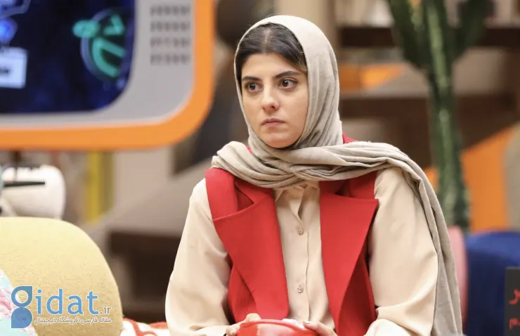 مهسا طهماسبی در پشت صحنه سریال رمضانی