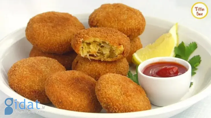 طرز تهیه کتلت مرغ سوخاری به سبک رستورانی