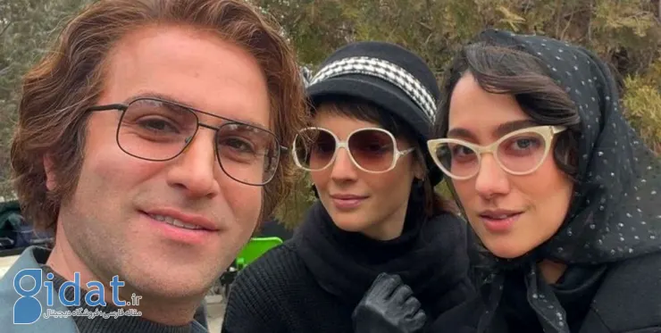 بازیگر تاسیان و همسر بهرام رادان در یک مهمانی هندی