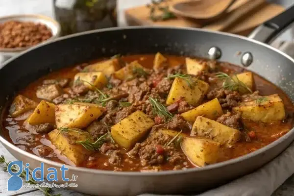 طرز تهیه واویشکا بادمجان با گوشت چرخ کرده