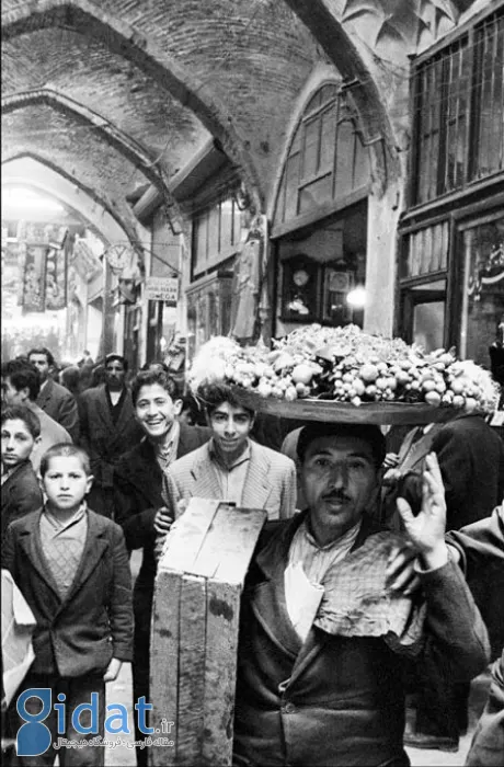 عکسی از بازار تهران در سال 1335