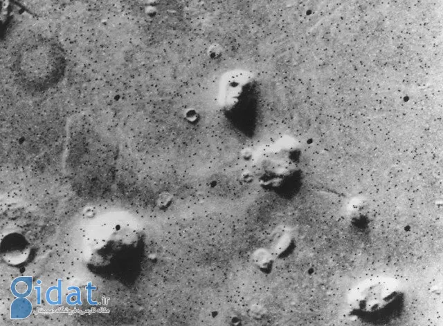 یافتن چهره های عجیب در خاک مریخ!