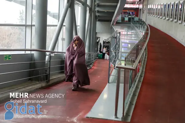 تصویر از خبرگزاری مهر که پوشش یک زن را در جشنواره فجر نشان می‌دهد