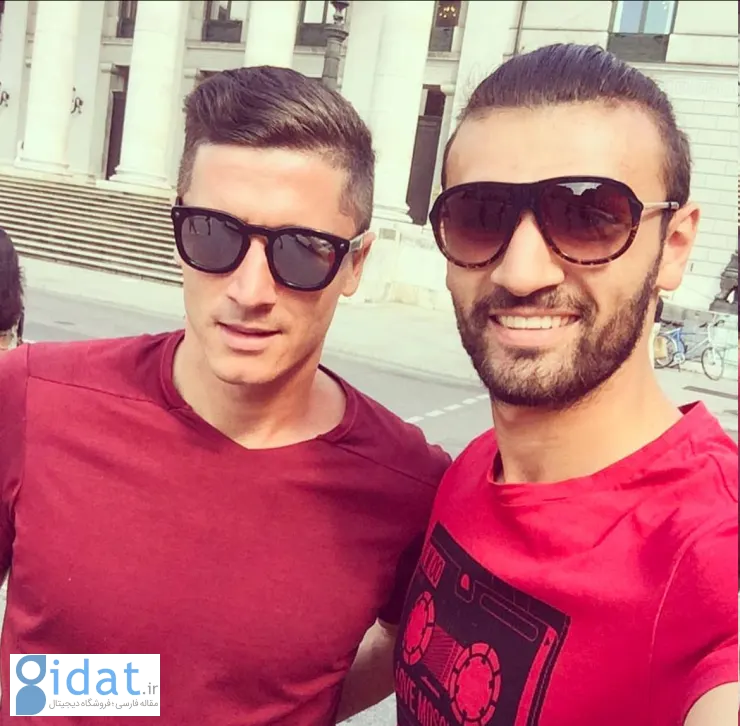 سلفی ستاره جدید پرسپولیس با بازیکن بارسا