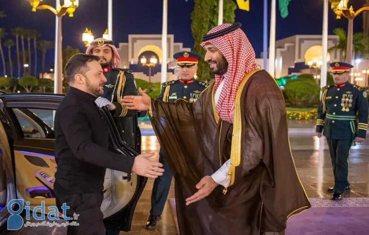استقبال ولیعهد از زلنسکی اینگونه بود