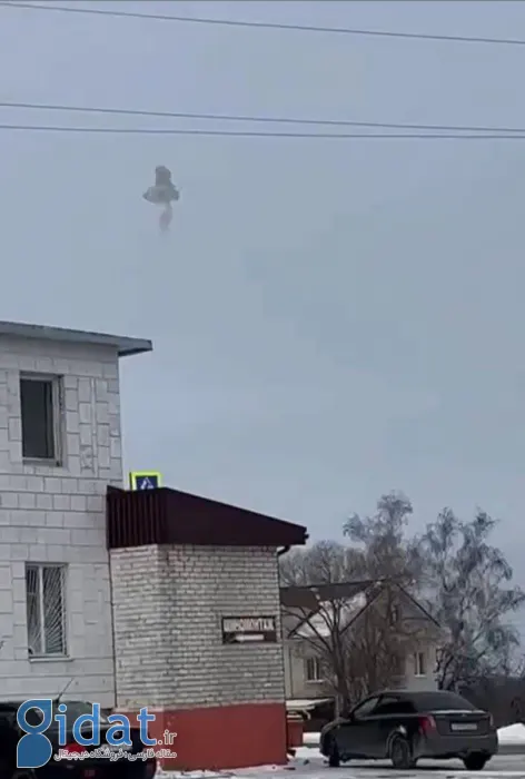 لحظه دلخراش سقوط هواپیمای روسی پس از اصابت موشک
