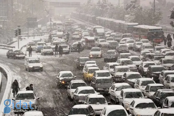 توجیه عجیب شهرداری تهران برای ترافیک روزهای برفی