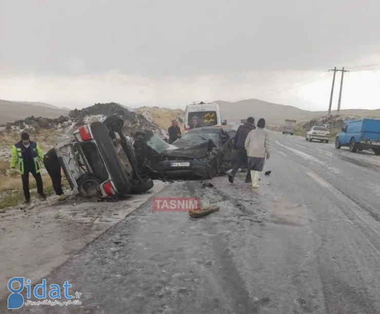 بر اثر تصادف فوتی در محور مشکین شهر 3 نفر جان باختند