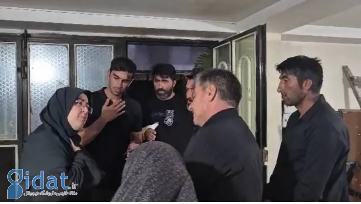 تصاویر حضور سخنگوی دولت در منزل الهه حسین نژاد