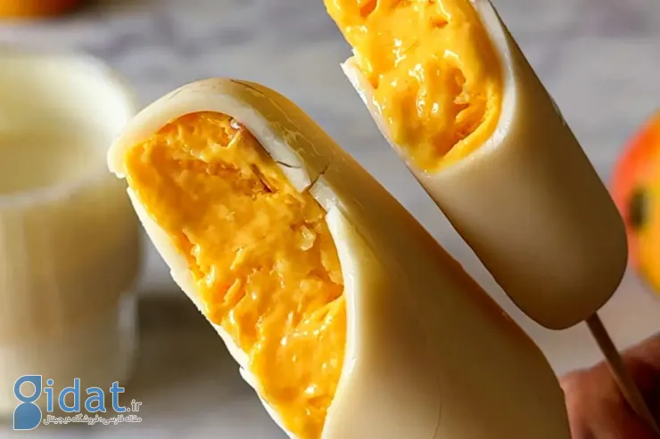 طرز تهیه بستنی مگنوم انبه و نارگیل در خانه