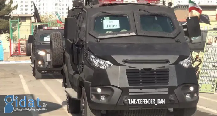 تصاویری از خودروی ضد انفجار روسی در سیستان و بلوچستان