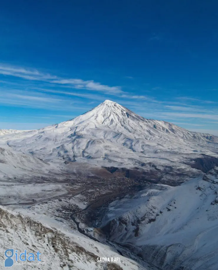 چهره متغیر دماوند، دل یک ایرانی را شاد کرد