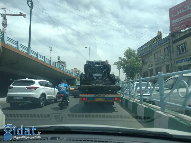 خودرو عجیبی که در خیابان‌های تهران رویت شد